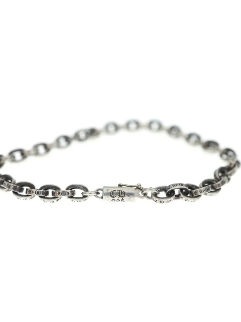Chrome Hearts Paper Chain Bracelet Silver